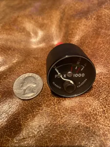 One (1) Glasco Pasadena Aircraft Aviation Gauge Meter G3543 PSI 0-4 x 1000